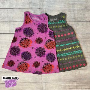 SO Girls Large (Set of Two) Ribbed Flare Tank Tops